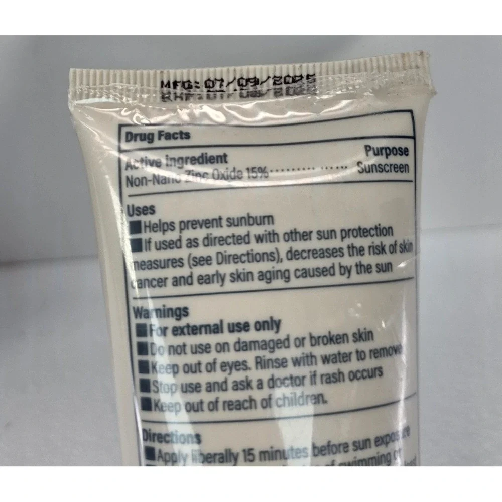 Blooskim Beef Tallow Sunscreen SPF 50 Broad Spectrum Face Body 3oz Water Resist
